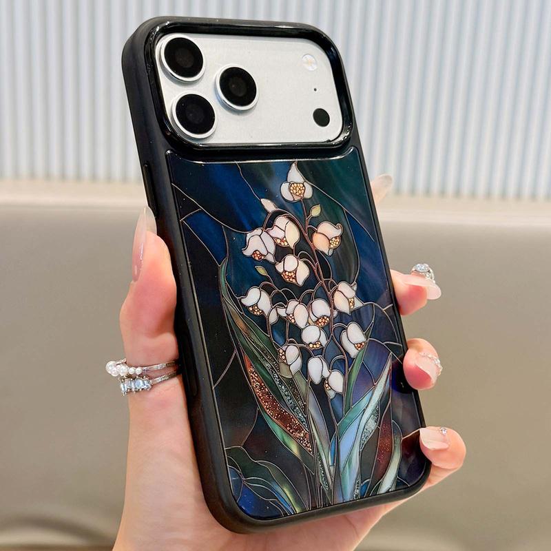 Stained Glass Inspired Floral MagSafe Phone Case for iPhone 18 Pro Max