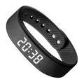 Waterproof Fitness Tracker Band with Step Counter & Silent Alarm – Built-in USB Charging