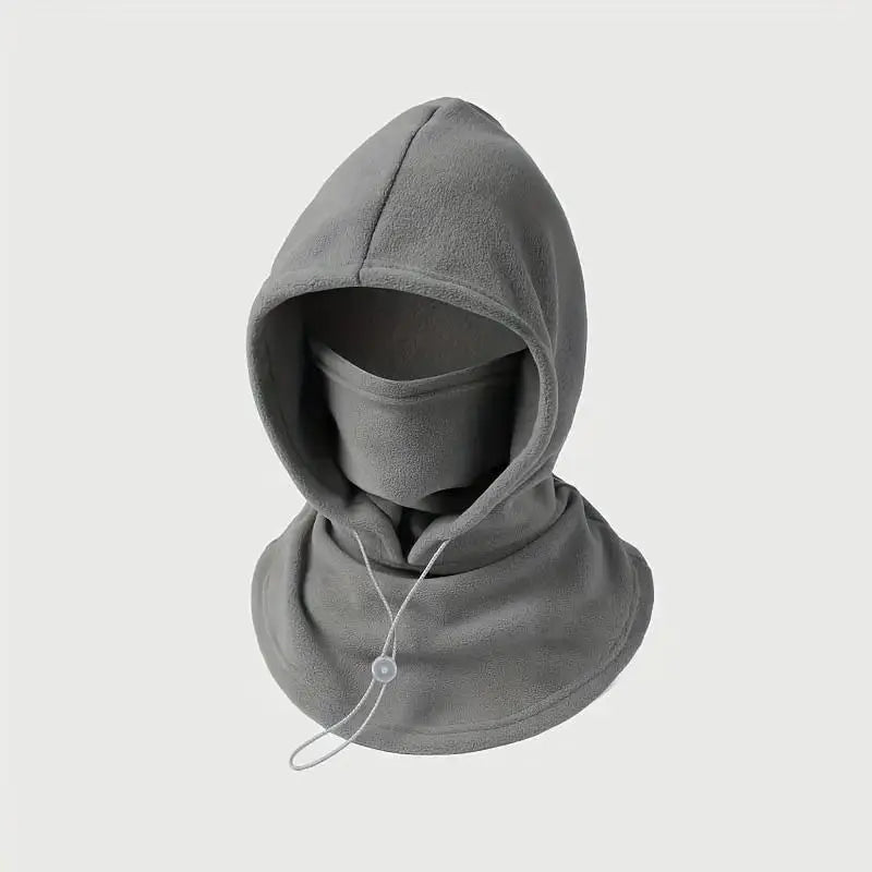 One-Piece Flannel Balaclava Windproof Warm Mask Hat – Winter Cycling Neck Warmer Cap
