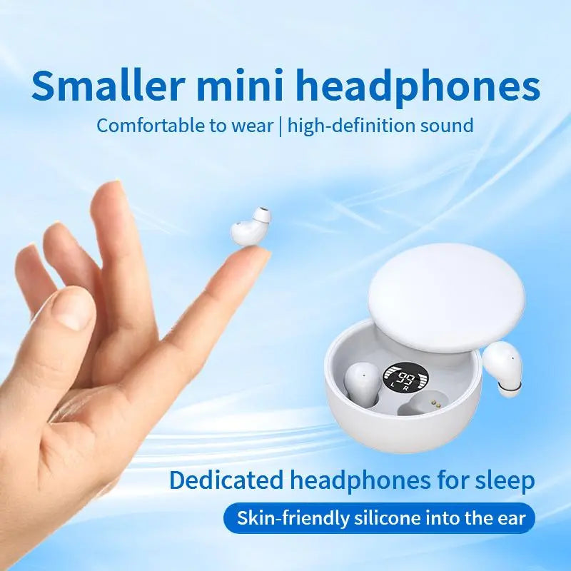 Mini Invisible Bluetooth 5.4 Wireless In-Ear Noise-Canceling Earbuds