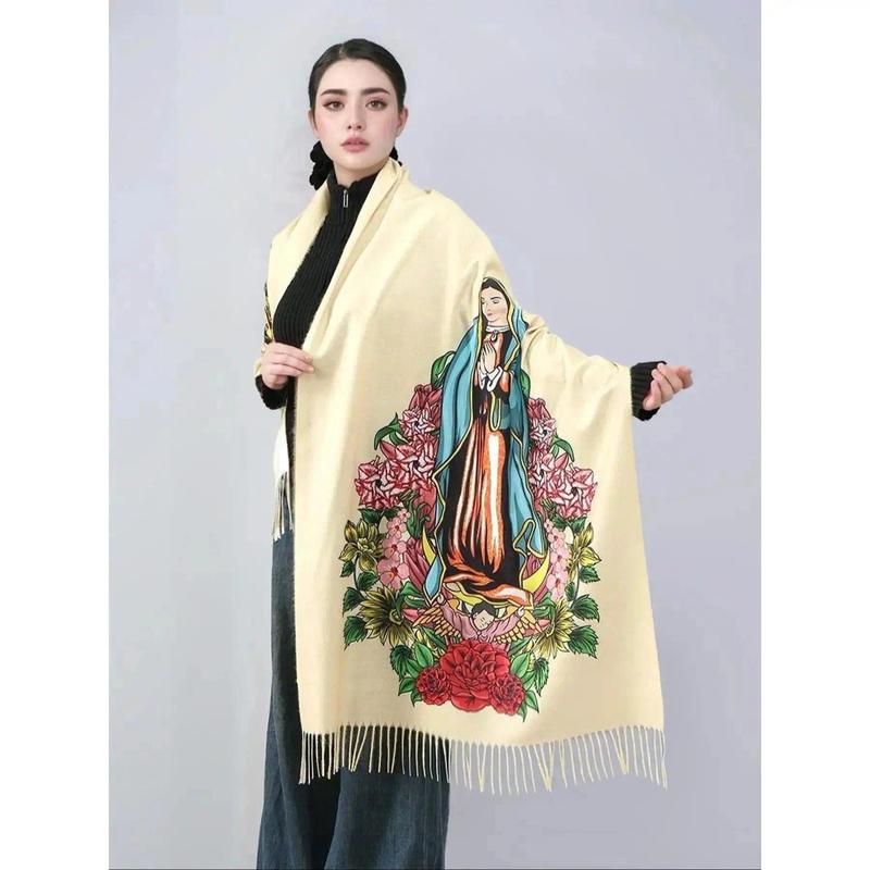 Sports & Outdoor Breathable Floral Print Hijab Scarf – Sweat-Wicking All-Season Head Wrap