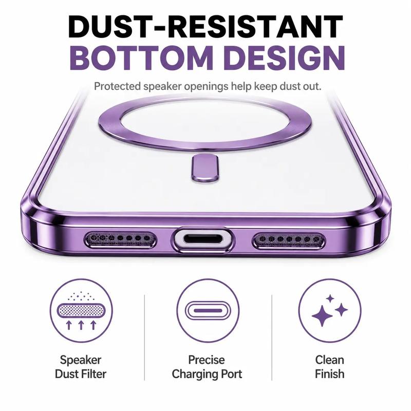 Luxury Gradient Glitter MagSafe Shockproof Case for iPhone 18 Pro Max