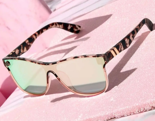 Modern Rich Girl Sunglasses – Trendy Tortoiseshell Fashion Glasses for Women & Men