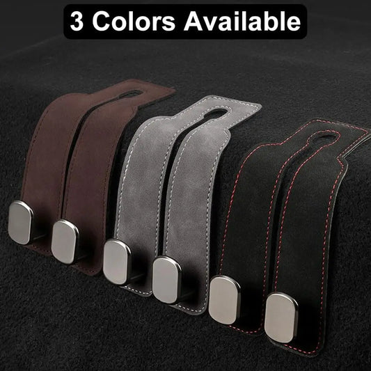 Car Seat Headrest Hook – Double Storage Hook for Bags, Purses & Groceries