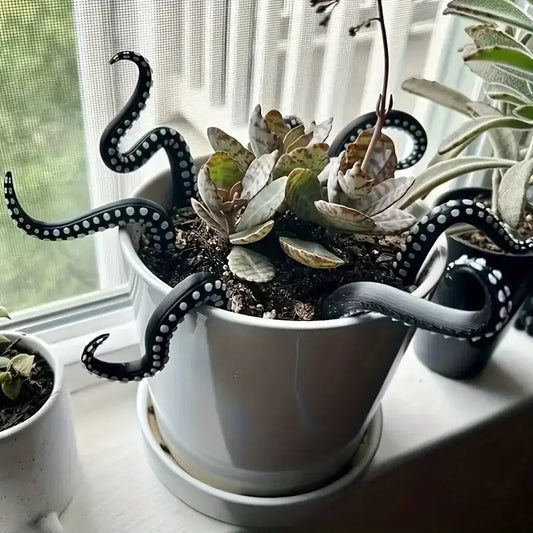 Octopus Tentacle Plant Stakes – Spooky Resin Garden Decor for Halloween & Indoor Plants