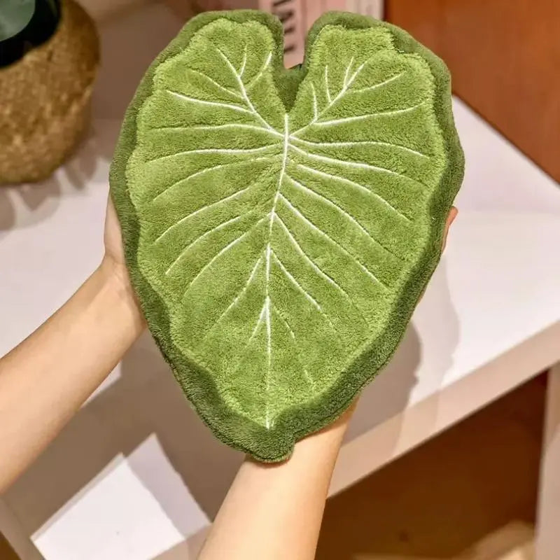 Monstera Deliciosa Hanging Hand Towels: Absorbent & Lint-Free Coral Fleece for Kitchen