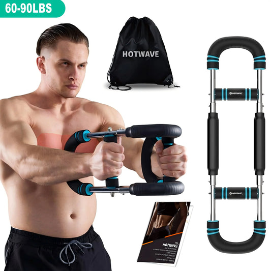 HOTWAVE Arm & Chest Trainer – Adjustable Resistance Home Workout Equipment
