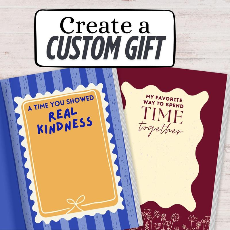 Just A Few Things I Love About You (With All My Heart) Fill In The Blank Gift Book for Kids, Best Friends, Family by LARKINROAD  - Perfect for Valentine's Day, Galentine's Day, Birthdays, Mother's Day
