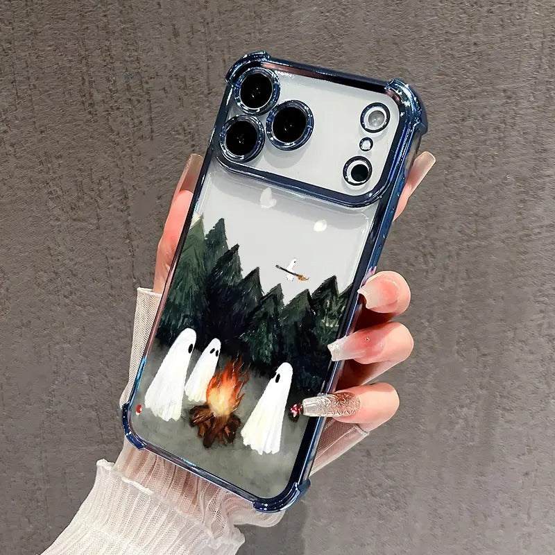 Ghost Campfire Phone Case for iPhone