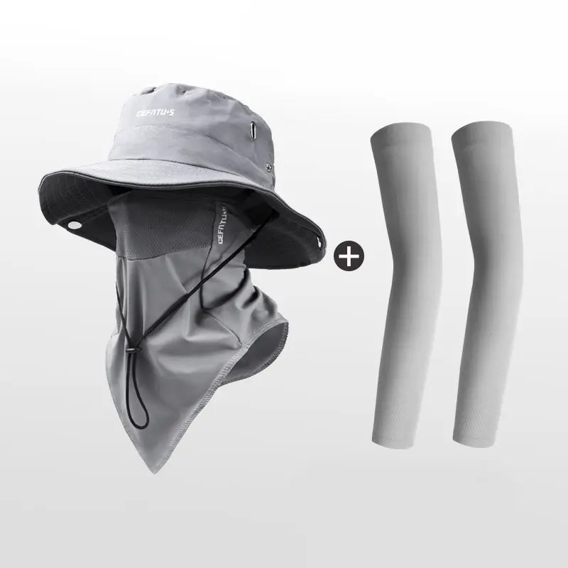 Sun Protection Hat with Neck Flap