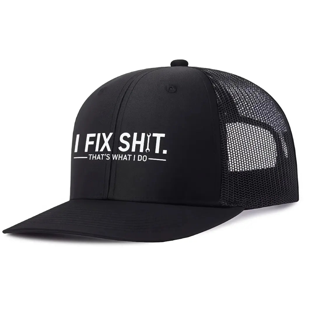 "I Fix Stuff" Unisex Baseball Cap – All-Season Outdoor & Fishing Hat