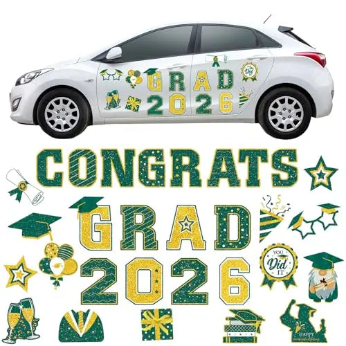 2026 Graduation Car Magnets & Refrigerator Decals