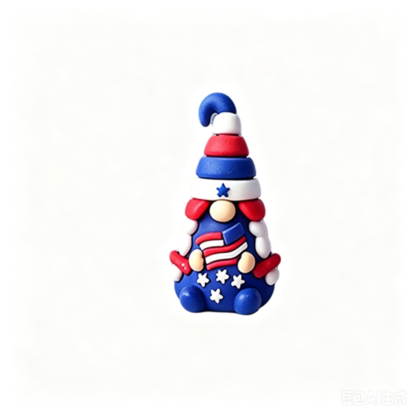 Patriotic 4th of July Mini Gnomes Figurines: Independence Day Ornaments Gift