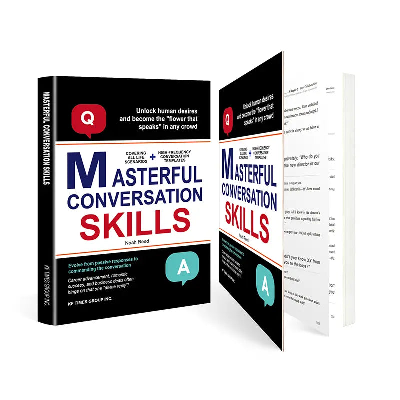 【FY Books】Masterful Conversation Skills — Question & Answer Classics, Social Eloquence Secrets #Summervibes English English Paperback Crowd Desires