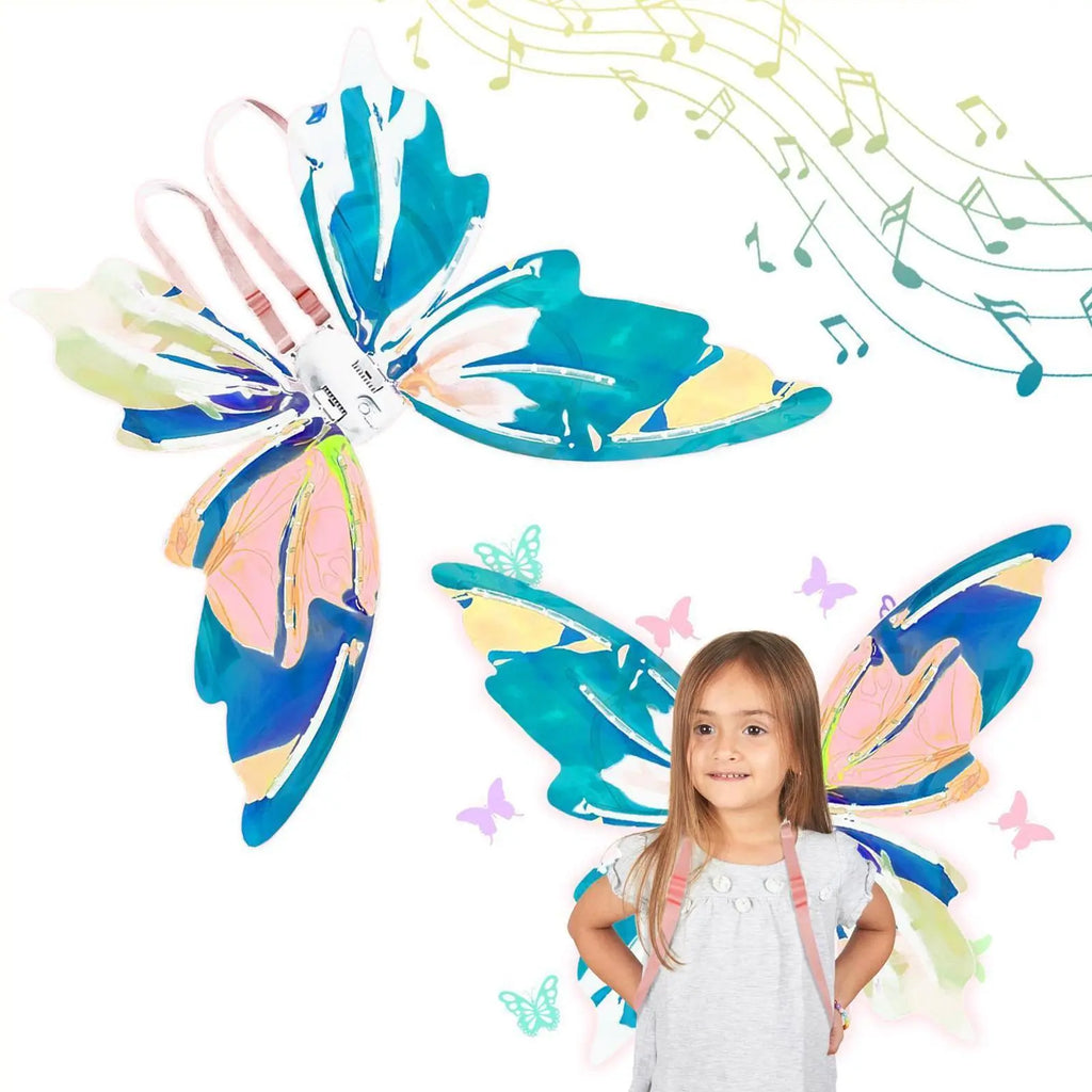 Glowing Fairy Butterfly Wings for Kids – Light-Up Dress-Up Toy for Halloween & Christmas Gift