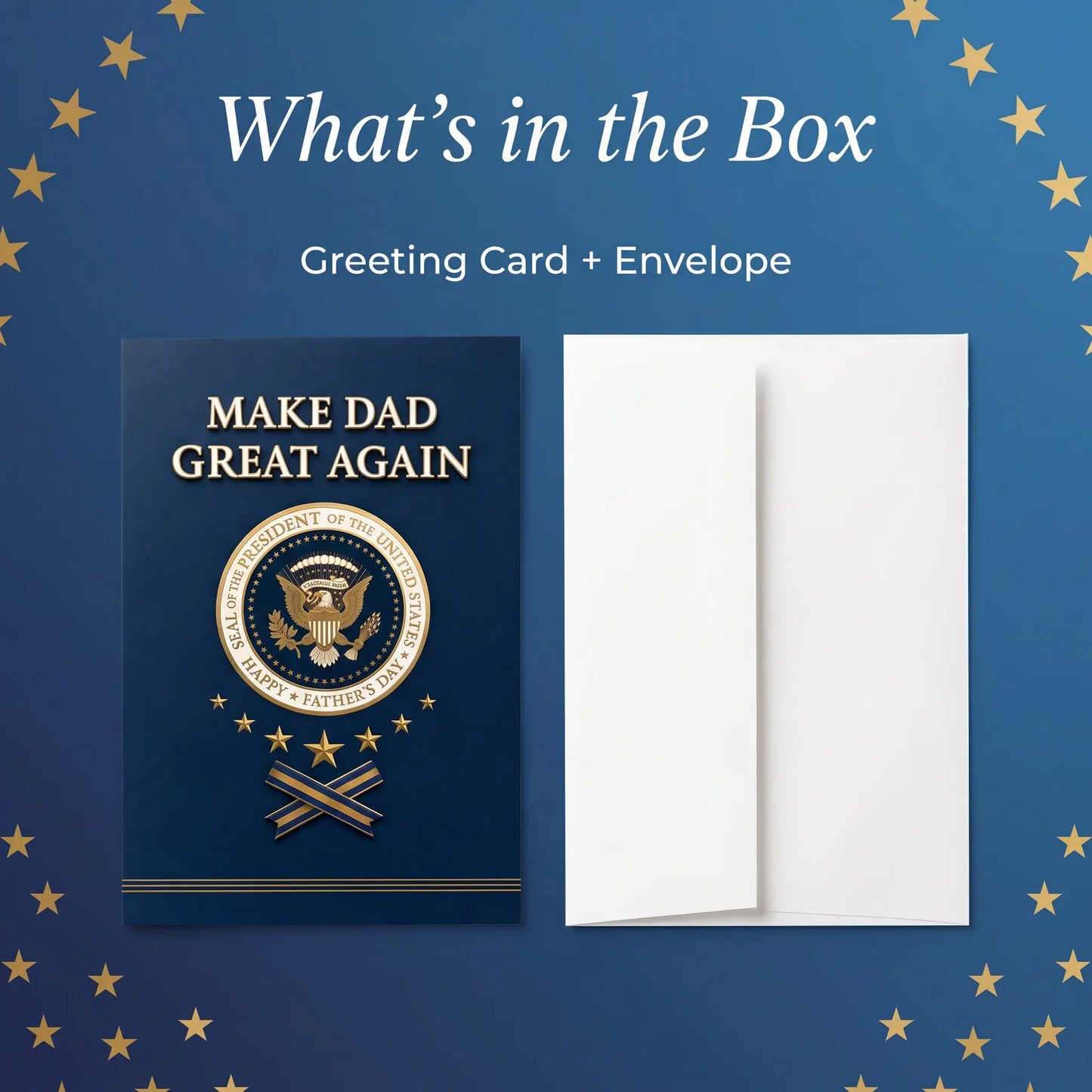 Funny Talking Father's Day Card with 35-Second Audio - Best Dad Gift from Son & Daughter