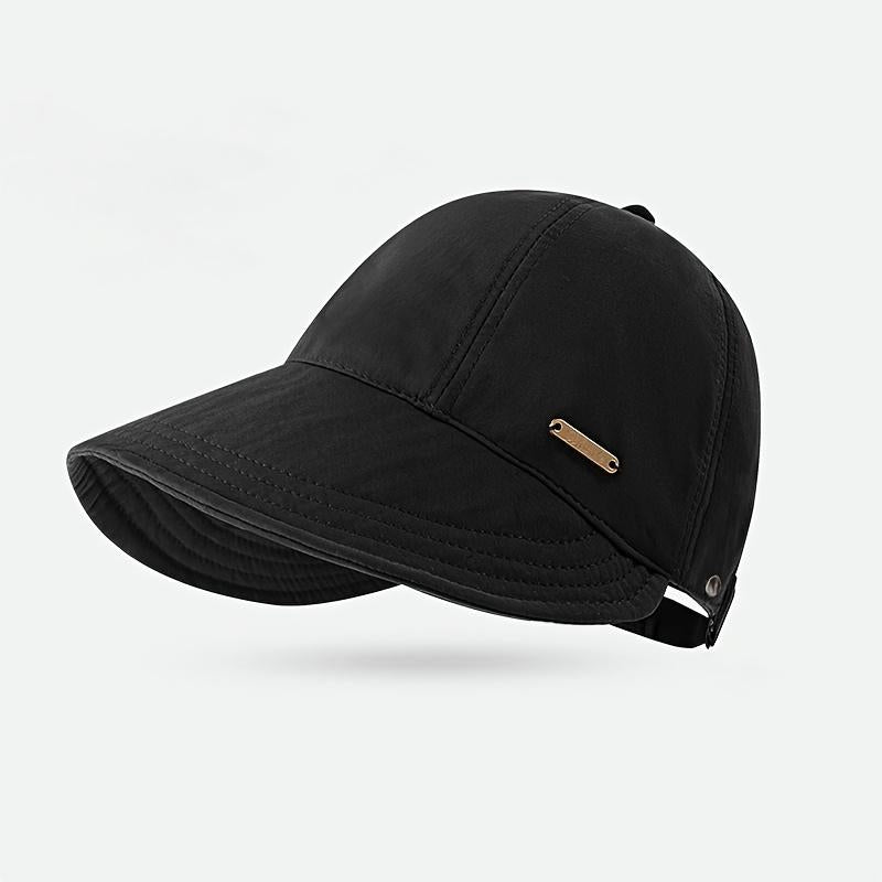 1/2/4 Pack Women's Wide Brim Sun Visor Hat - UPF 50+ Open Top Cap for Ponytails, Golf, and Beach