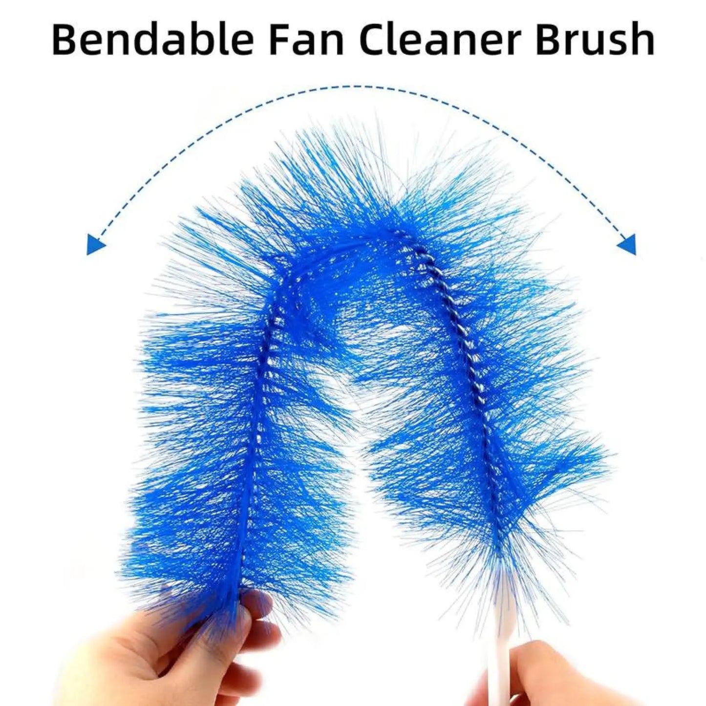 Bendable Microfiber Ceiling Fan Duster: Reusable & Washable Cleaner Brush
