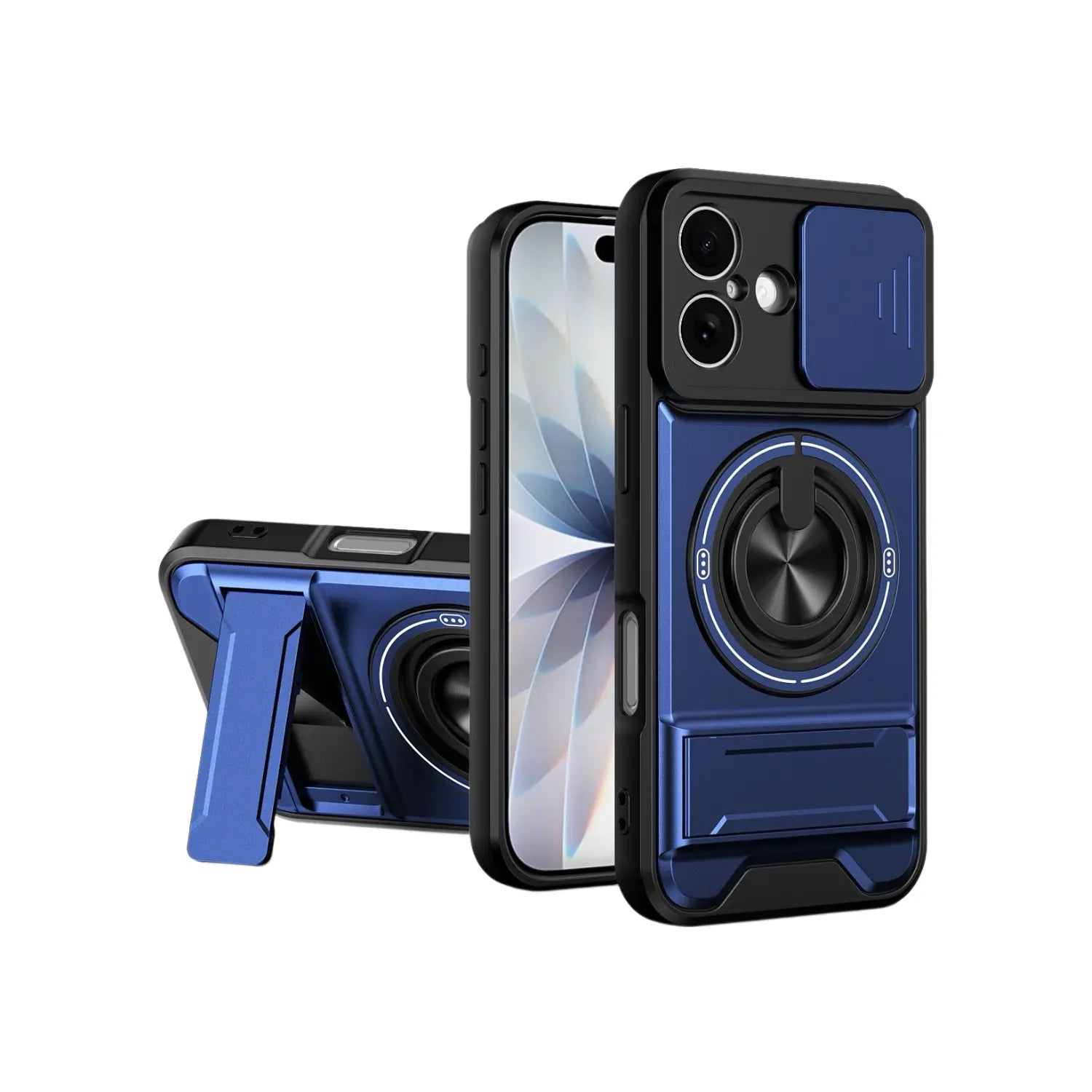 Mecha Push Window Magnetic Case for iPhone & Samsung S26 – Military Grade Shockproof Cover