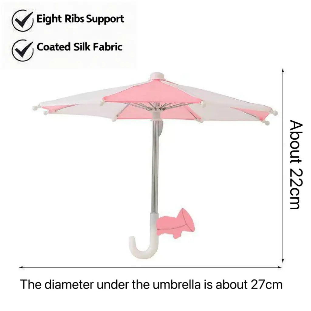 Universal Adjustable Phone Umbrella & Suction Cup Stand