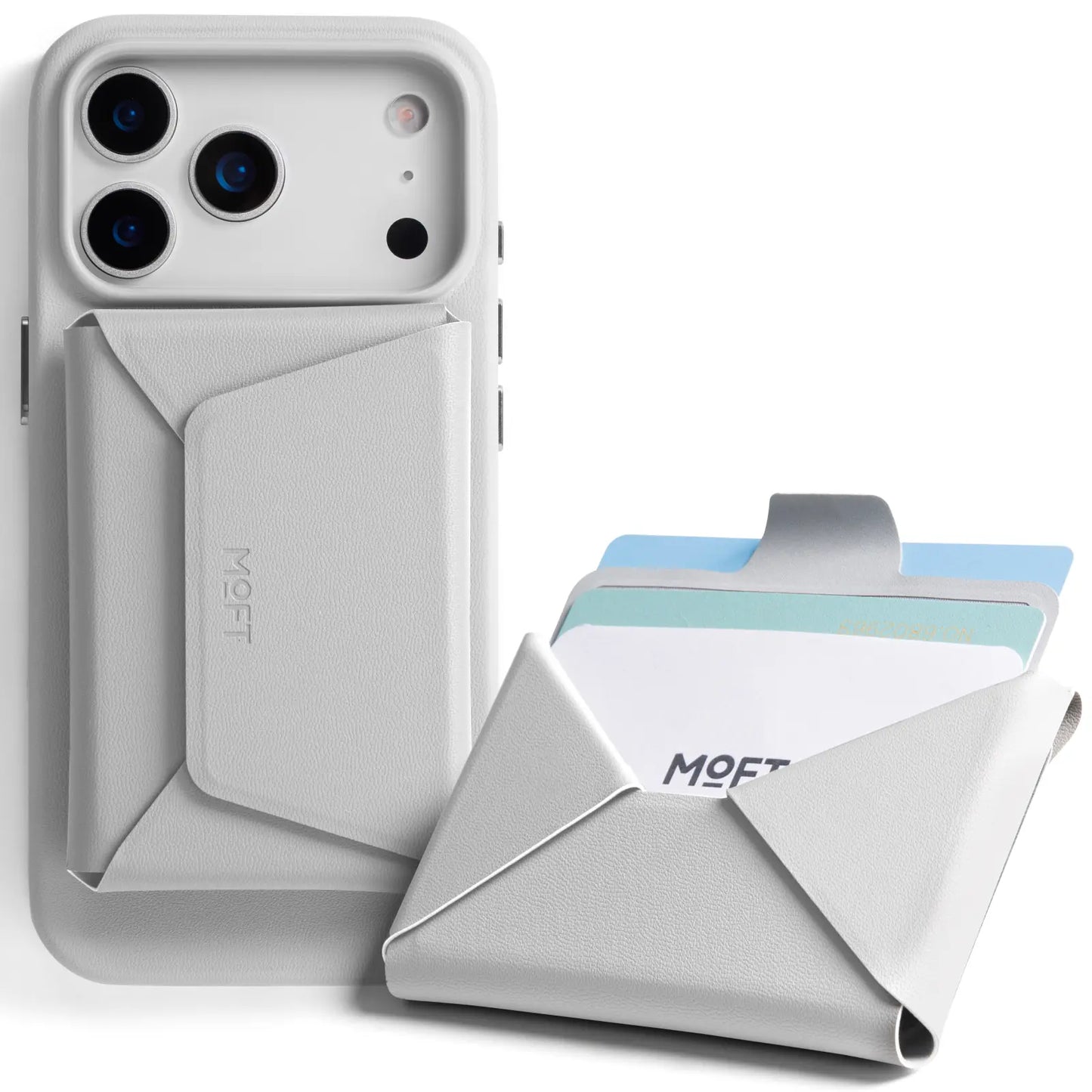 MagSafe Wallet Stand – Slim Magnetic Card Holder with Kickstand, RFID Blocking Wallet for iPhone & Android
