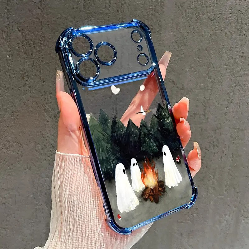 Ghost Campfire Phone Case for iPhone