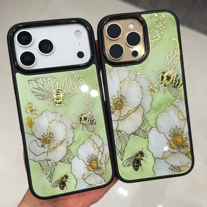 Stained Glass Inspired Floral MagSafe Phone Case for iPhone 18 Pro Max
