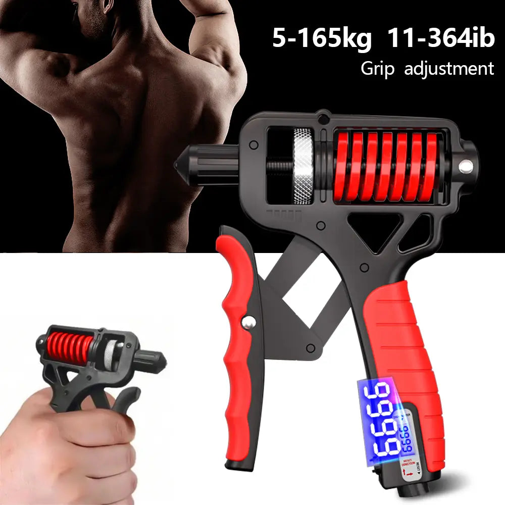 11-364 lbs Hand Grip Strengthener Workout ForearmGrip Adjustable Resistance