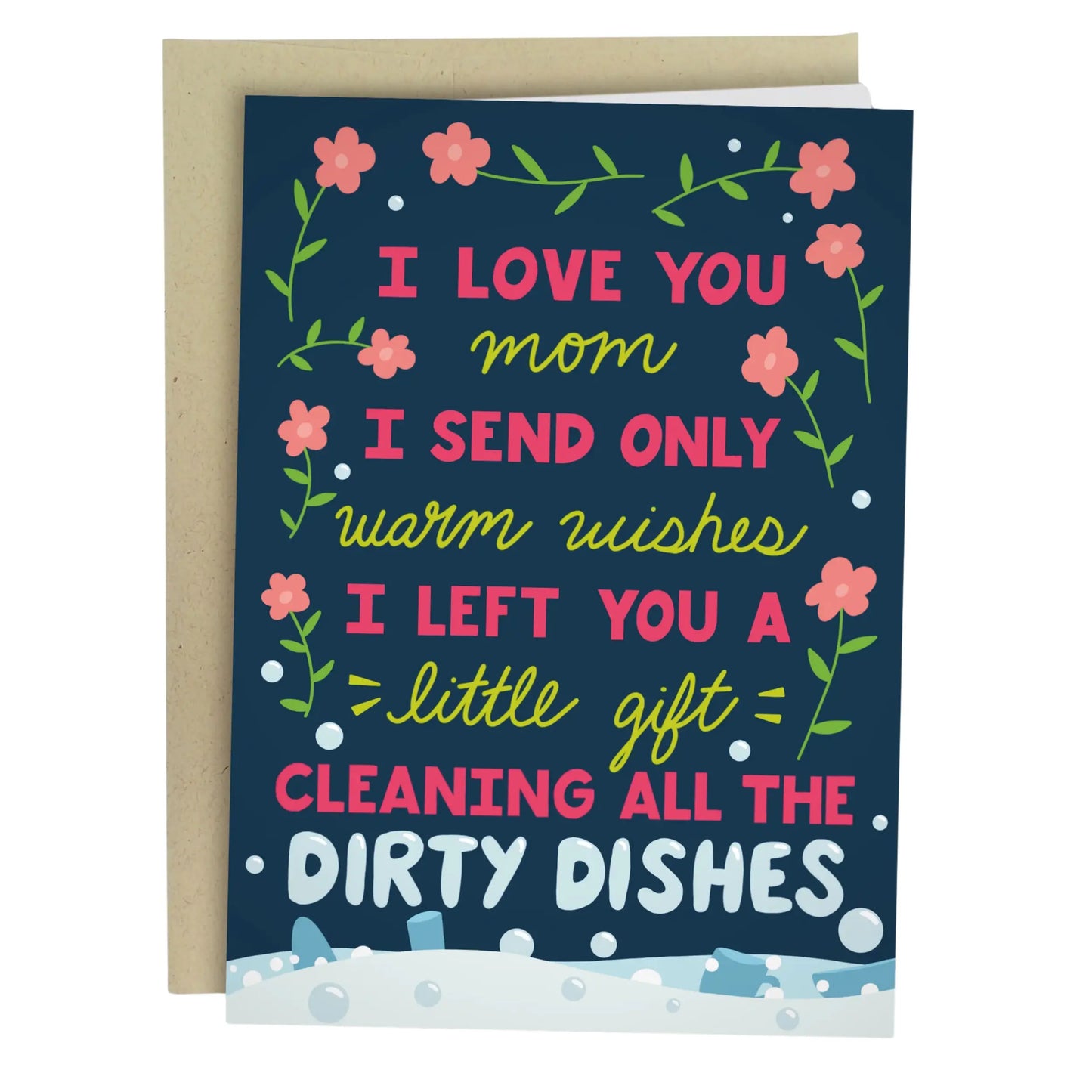Funny Mother’s Day Greeting Card (5x7") - Includes Kraft Envelope