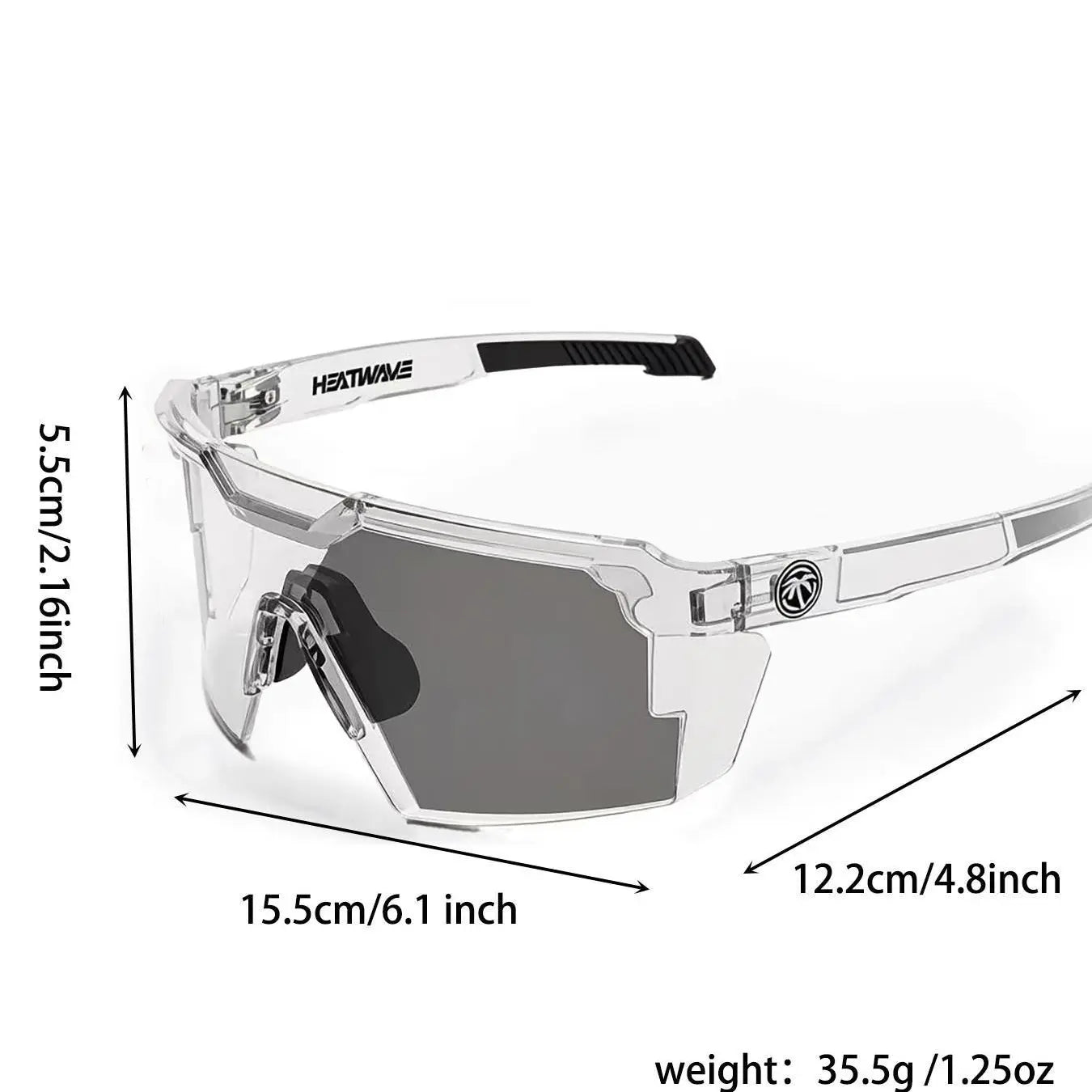 Photochromic Sports Sunglasses – Lightweight Windproof Cycling Eyewear