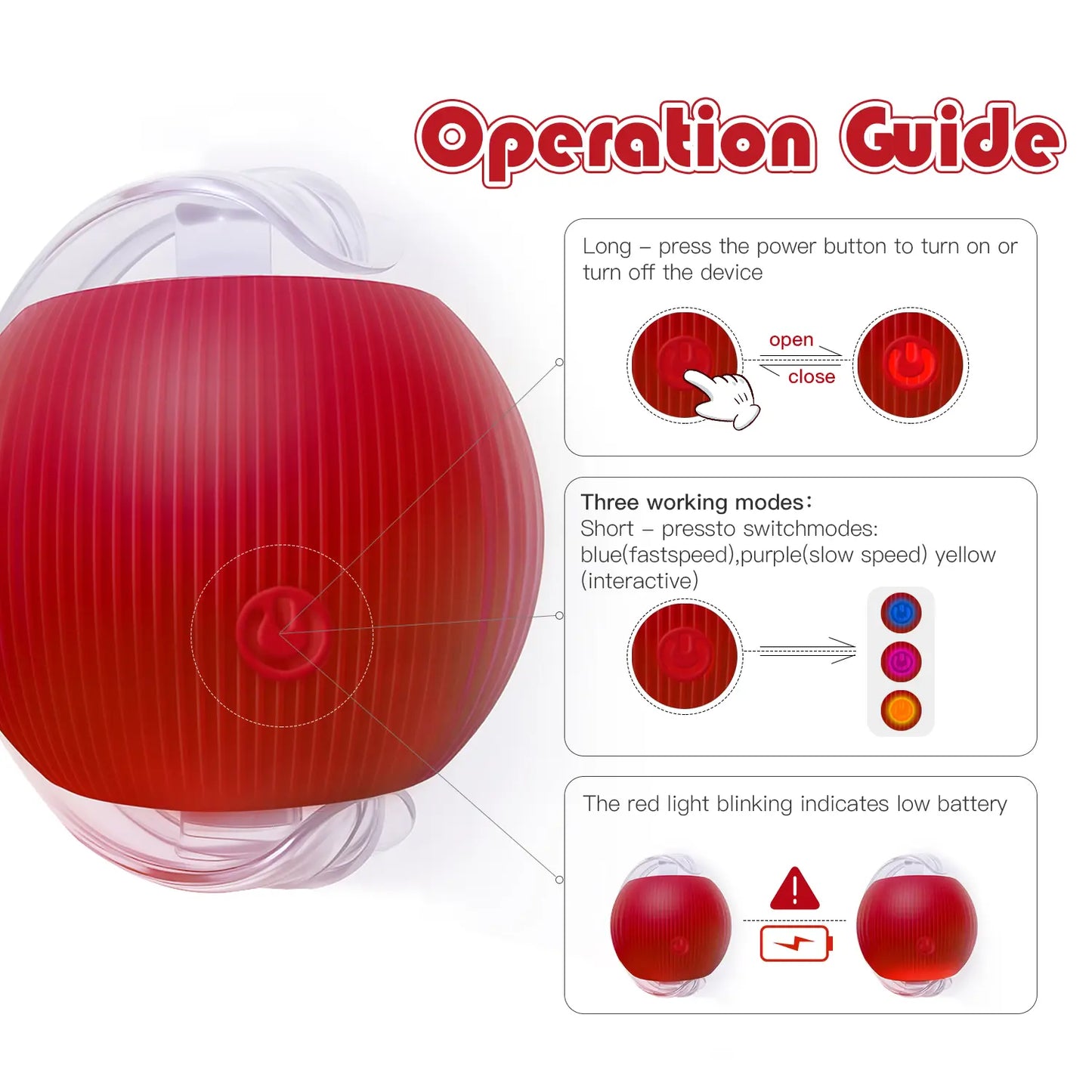Mizusu Interactive Pet Rolling Ball Toy with 2 Replaceable Tails, Automatic Dog & Cat Teaser Toy