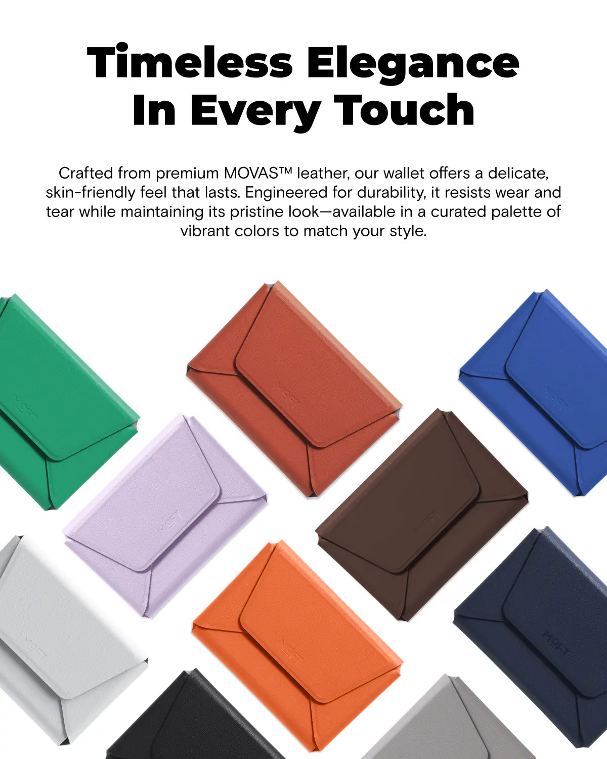 MagSafe Wallet Stand – Slim Magnetic Card Holder with Kickstand, RFID Blocking Wallet for iPhone & Android