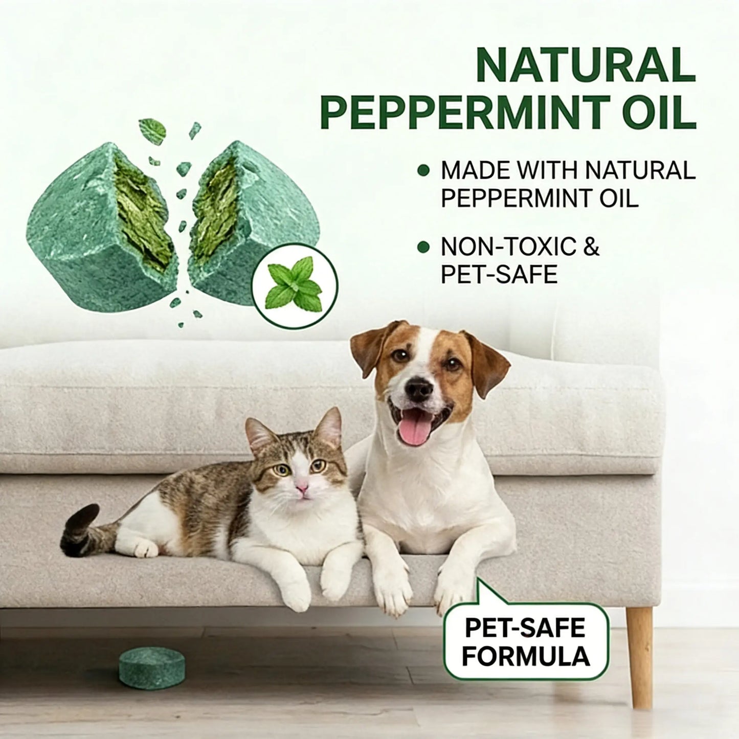 12-Pack Peppermint Oil Mouse Repellent | Natural Pest Deterrent for Rats & Ants