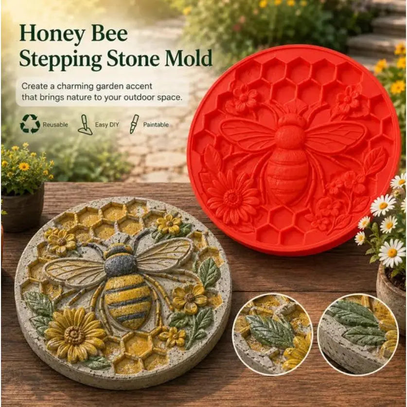 Reusable Sunflower Stepping Stone Mold – DIY Concrete Mold for Garden & Yard Landscaping