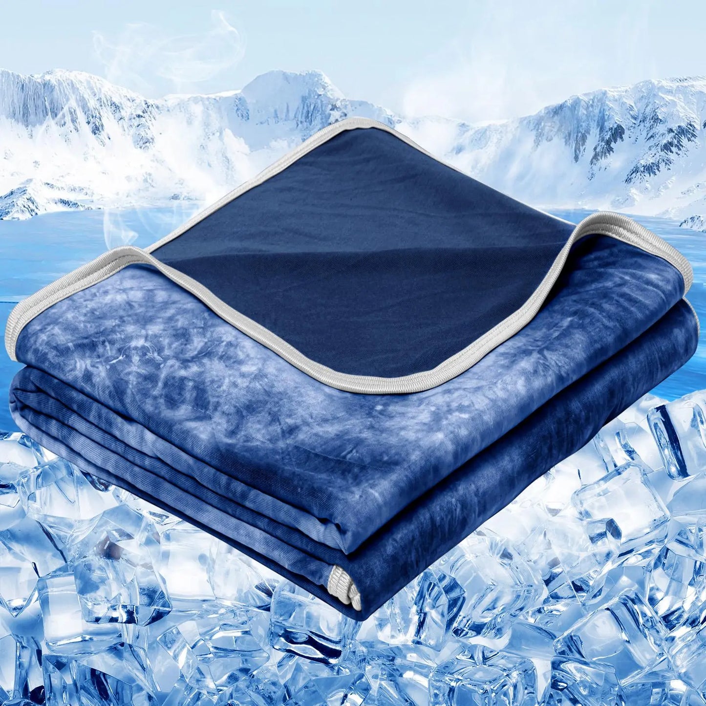 Summervibes Cooling Blanket Queen Size: Lightweight & Breathable for Hot Sleepers