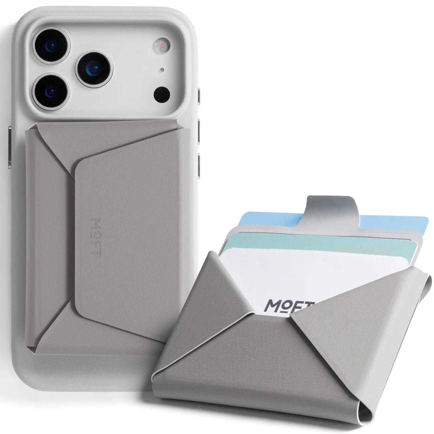 MagSafe Wallet Stand – Slim Magnetic Card Holder with Kickstand, RFID Blocking Wallet for iPhone & Android