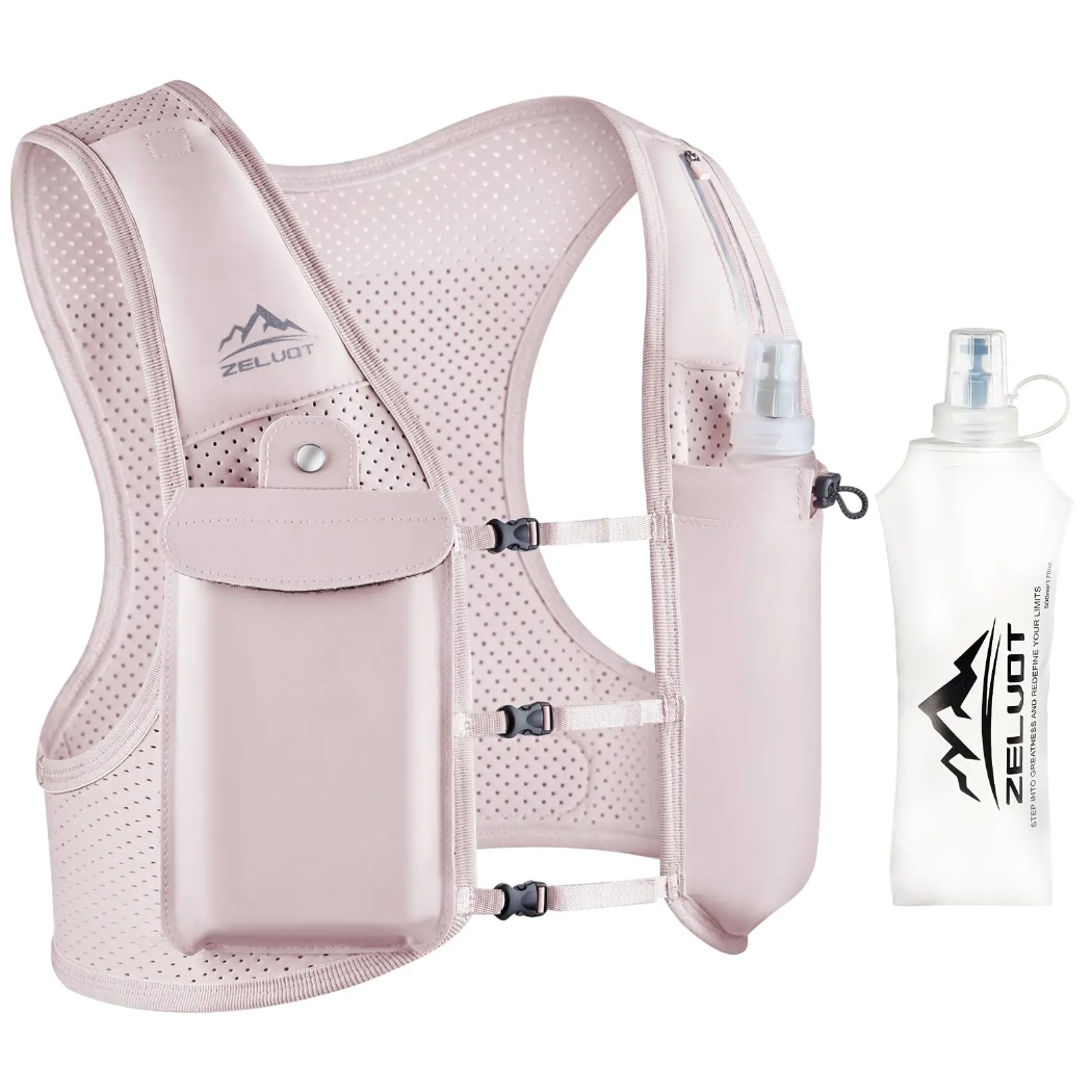 Running Hydration Vest with 500ml Soft Flask – Lightweight Trail Running Backpack