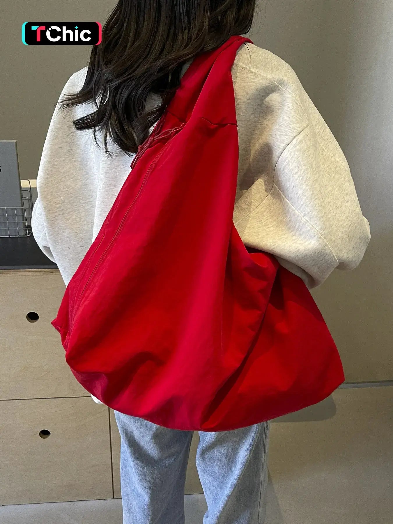 2026 School Season, Fashionable Crossbody Shoulder Bag, Geometric Pattern, Large Capacity, Multi-Pocket, Casual Style, All Seasons, Casual Commuter Bag