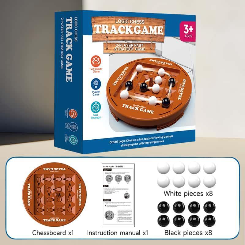 Logic Track Chess 2 Player Battle Game - Educational Brain Development Toy for Kids Birthday Gifts