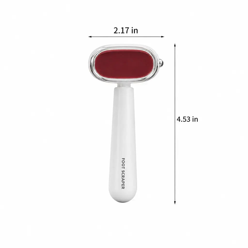 Dual-Sided Stainless Steel Foot Callus Remover – Safe Manual Exfoliator Pedicure Tool