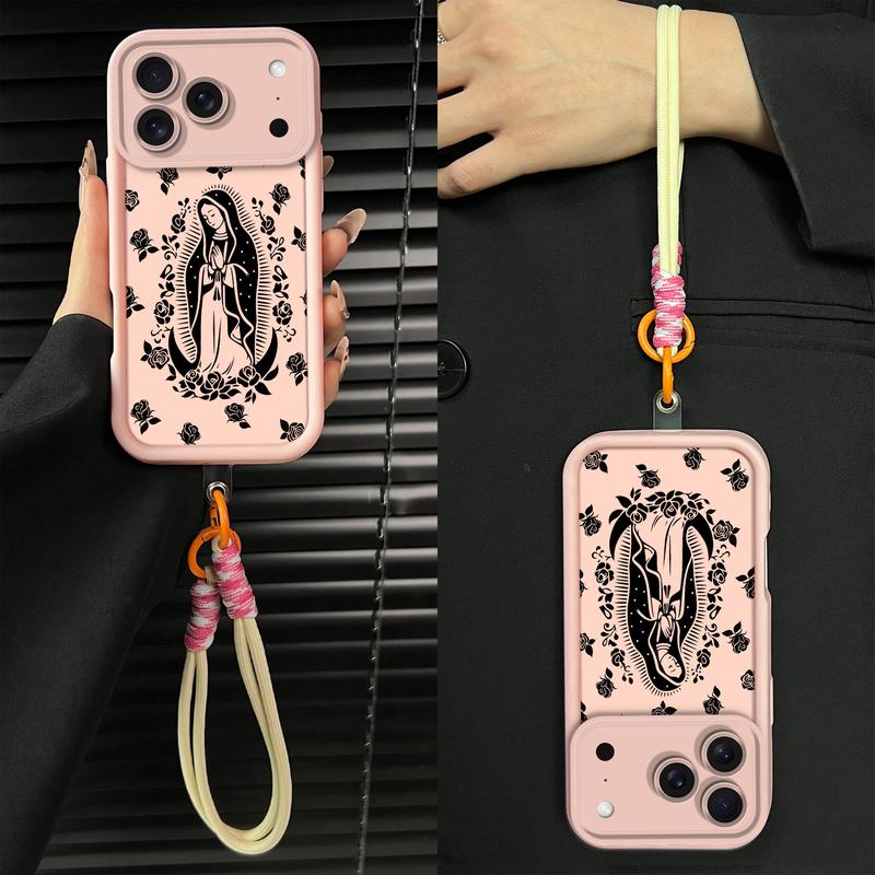 The Virgin Surrounded by Roses Case for iPhone & Samsung  – Full Coverage Lens Protection