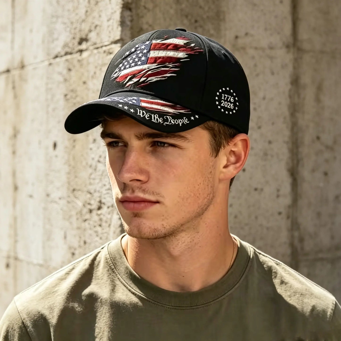2pcs 250th Anniversary Print Baseball Cap, Adjustable Unisex Sun Cap
