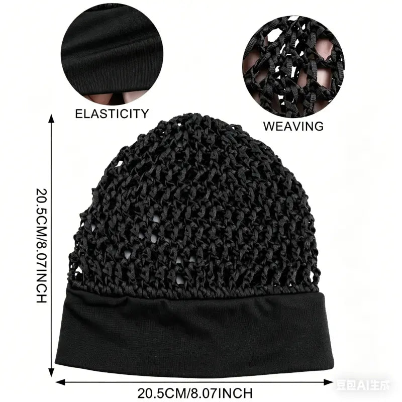 3-Piece Stretchy Wide-Edge Sleeping Bonnet Set – Soft Satin Hair Protection Cap