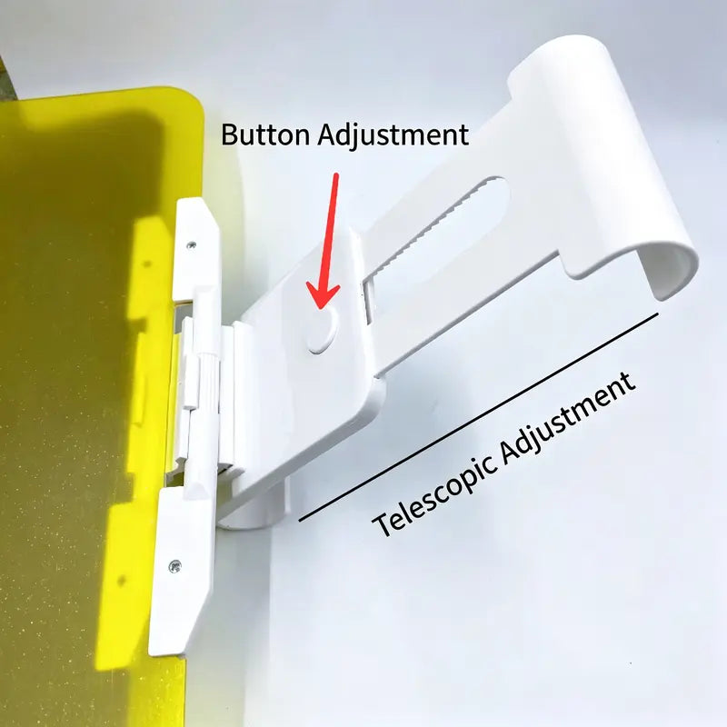 Adjustable Car Anti-Glare Sun Visor – Dual-Color Day & Night Driving Shield