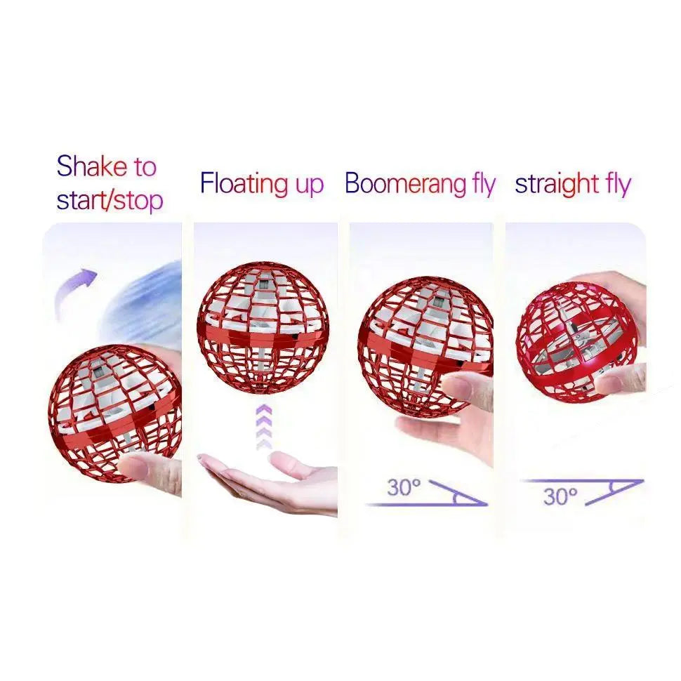 Hottest Cosmic Fly Ball - Boomerang Hover & Galaxy Spin Effect Drone Toy, Outdoor Fun Gift for Kids & Teens (Halloween/Christmas)