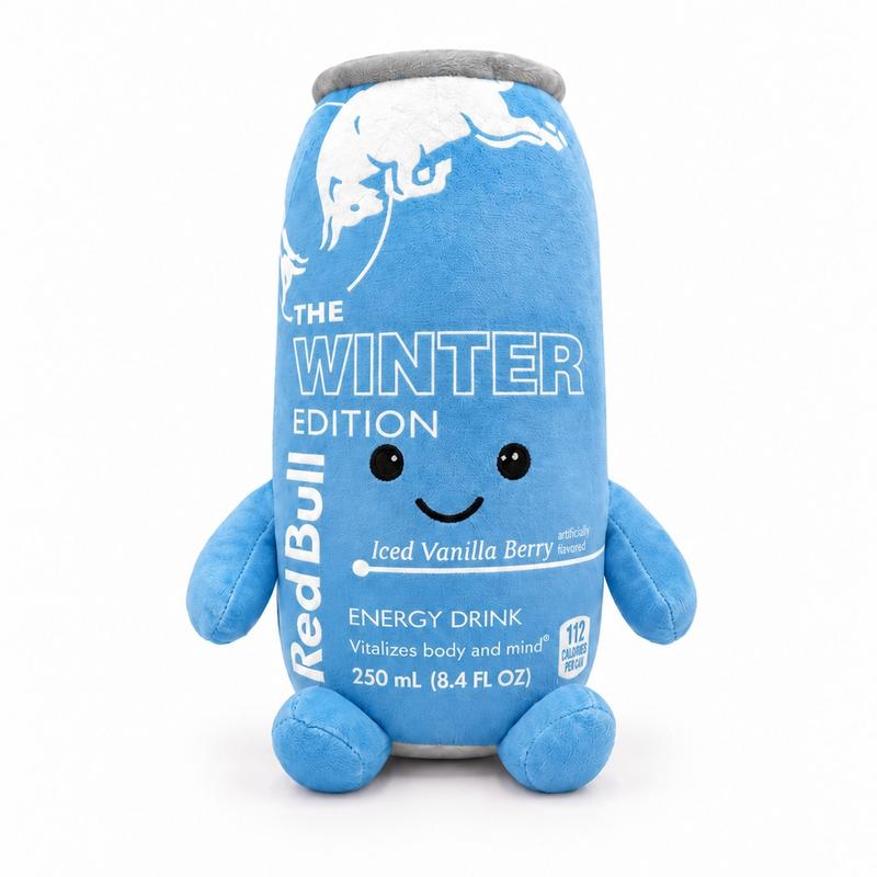 Cute 8.7-Inch Energy Drink Can Plush Toy – Soft Stuffed Doll for Desk & Room Decor