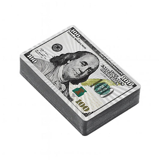 C-Note Metallic Waterproof Playing Cards – Premium Diamond Finish Gold & Silver Poker Deck