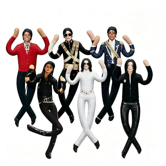 Moonwalk Pop Star Plush Doll for Music Fans and Room Decor