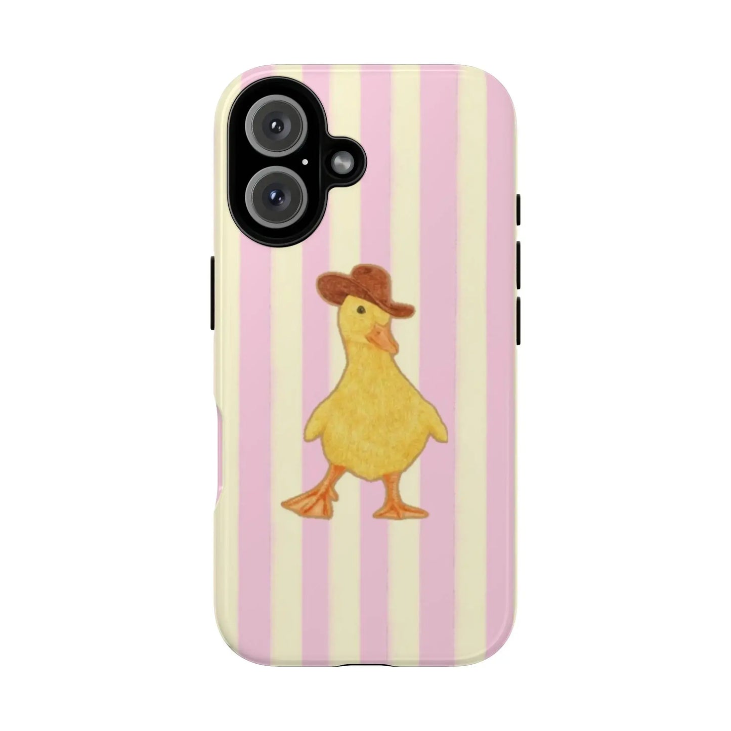Cowboy Duck iPhone Case, Cute Western Duck Phone Cover
