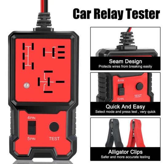 Automotive Relay Tester Tool for summer, 12V/24V Car Relay Tester, Automotive Relay Tester Tool 2026, Code Readers and Scan Tools, Diagnostic, Test and Measurement Tools, gift for men, father's day gift